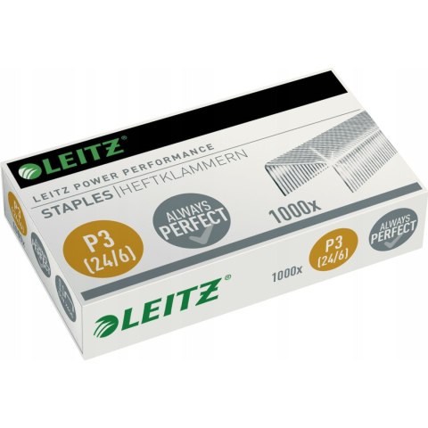 Zszywki LEITZ galwanizowane 24/6 55700000 Zszywki LEITZ galwanizowane 24/6 55700000