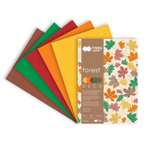Blok A4 20k 170g 5 kolorów DECO AUTUMN HA 3817 2030-130 HAPPY COLOR Blok A4 20k 170g 5 kolorów DECO AUTUMN HA 3817 2030-130 HAPPY COLOR