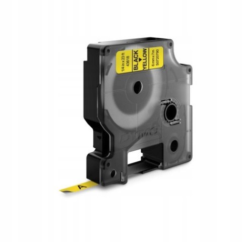 Taśma czarny nadruk na żółtym 6mm x 7m DYMO S0720790 Taśma czarny nadruk na żółtym 6mm x 7m DYMO S0720790