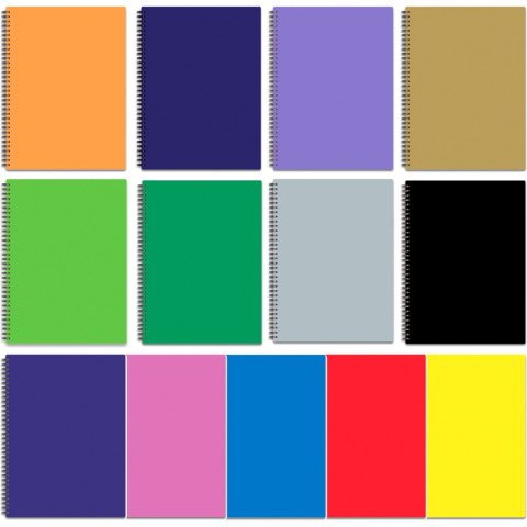 Brulion na spirali A4 80k.kratka T.O PASTELOWY TT6908 TADEO Brulion na spirali A4 80k.kratka T.O PASTELOWY TT6908 TADEO