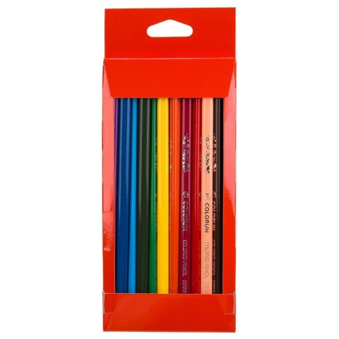 Kredki ołówkowe trójkątne COLORUN 12 kolorów EC00300 DELI Kredki ołówkowe trójkątne COLORUN 12 kolorów EC00300 DELI