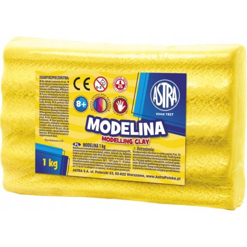 Modelina 1 kg żółta 304111011 ASTRA Modelina 1 kg żółta 304111011 ASTRA
