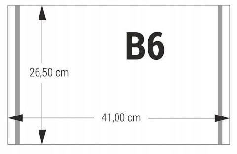 Okładka samoprzylepna B6 mała (25) BIURFOL wym.26.5x42cm OZ-56 Okładka samoprzylepna B6 mała (25) BIURFOL wym.26.5x42cm OZ-56