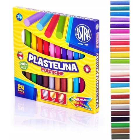Plastelina 24 kolory 303110001 ASTRA Plastelina 24 kolory 303110001 ASTRA