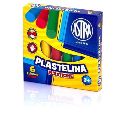Plastelina 6 kolorów ASTRA 83811905 Plastelina 6 kolorów ASTRA 83811905