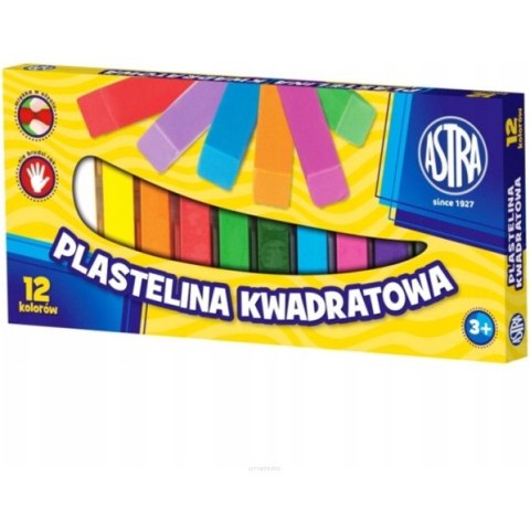 Plastelina kwadratowa 12kolorów 83813908 ASTRA Plastelina kwadratowa 12kolorów 83813908 ASTRA