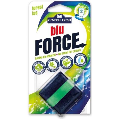 Kostka do WC BLU FORCE do spłuczki 50g las GENERAL FRESH Kostka do WC BLU FORCE do spłuczki 50g las GENERAL FRESH