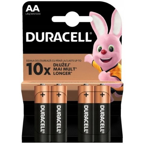 Bateria DURACELL Basic AA/LR6/MN1500 alkaliczna blister (4szt) Bateria DURACELL Basic AA/LR6/MN1500 alkaliczna blister (4szt)