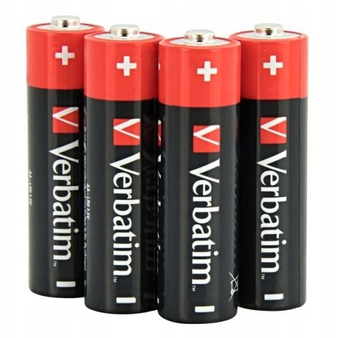 Bateria VERBATIM Premium Alkaline AA/LR6 1,5V alkaliczna blister (4szt) (49921) Bateria VERBATIM Premium Alkaline AA/LR6 1,5V alkaliczna blister (4szt) (49921)