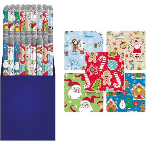 Papier świąteczny CHRISTMAS KIDS 200x70cm INTERDRUK Papier świąteczny CHRISTMAS KIDS 200x70cm INTERDRUK