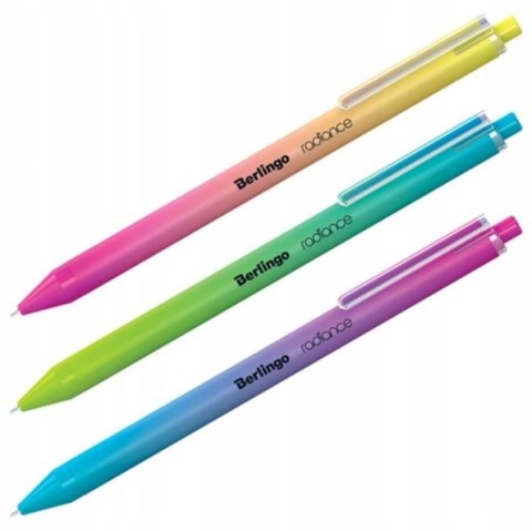Długopis automatyczny RADIANCE 0,7mm niebieski 295483 BERLINGO Długopis automatyczny RADIANCE 0,7mm niebieski 295483 BERLINGO