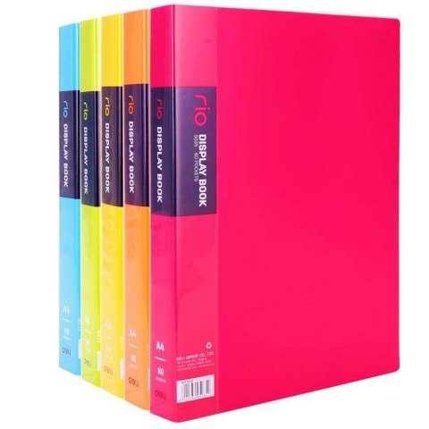 Album ofertowy A4 60 koszulek RIO niebieski E5035 BLUE DELI Album ofertowy A4 60 koszulek RIO niebieski E5035 BLUE DELI