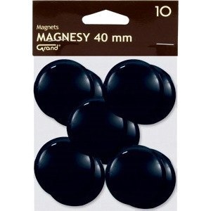 Magnesy 40mm czarne (10szt.) 130-1700 GRAND Magnesy 40mm czarne (10szt.) 130-1700 GRAND
