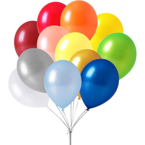 Balony metalik mix kolorów 80szt. B002 GO PARTY Balony metalik mix kolorów 80szt. B002 GO PARTY