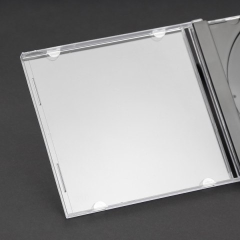 Pudełko na płytę CD jewel 10,4mm czarna taca (10szt) (56928) OMEGA Pudełko na płytę CD jewel 10,4mm czarna taca (10szt) (56928) OMEGA