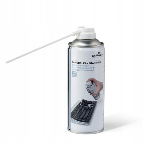 Sprężone powietrze DURABLE POWERCLEAN 400ml (579619) Sprężone powietrze DURABLE POWERCLEAN 400ml (579619)