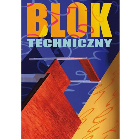 Blok techniczny A3 10k 170g biały KRESKA Blok techniczny A3 10k 170g biały KRESKA