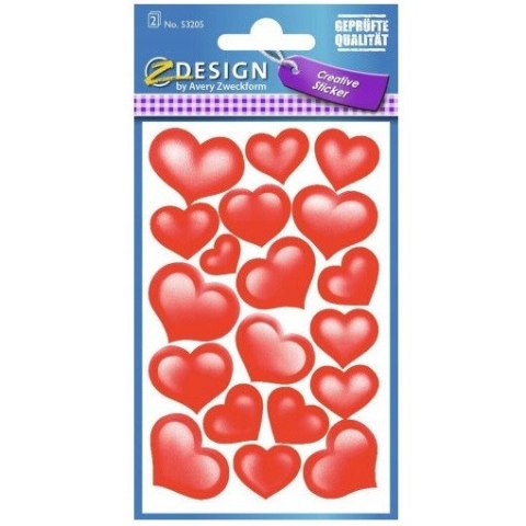 Naklejki SERCA-papier błyszczą 53205 ZF AVERY ZWECKFORM Naklejki SERCA-papier błyszczą 53205 ZF AVERY ZWECKFORM