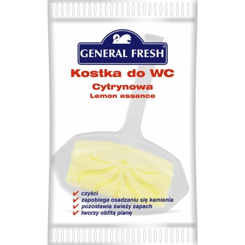 Kostka do WC zawieszka 30g cytryna GENERAL FRESH Kostka do WC zawieszka 30g cytryna GENERAL FRESH