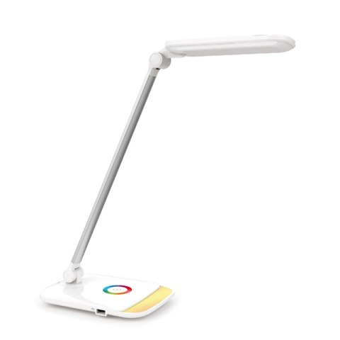 Lampka biurkowa led PLATINET biała 12W z funkcją lampki nocnej (43804) Lampka biurkowa led PLATINET biała 12W z funkcją lampki nocnej (43804)