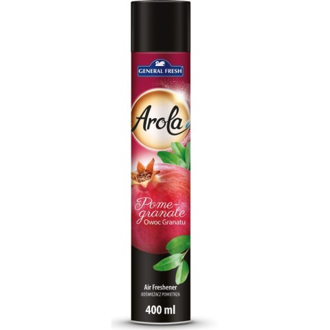Odświeżacz powietrza AROLA Spray 400ml owoc granatu GENERAL FRESH Odświeżacz powietrza AROLA Spray 400ml owoc granatu GENERAL FRESH