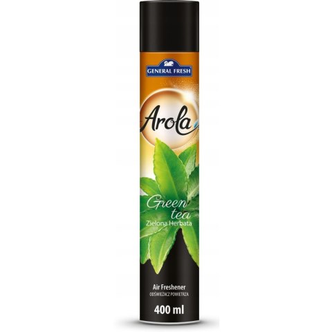 Odświeżacz powietrza AROLA Spray 400ml zielona HERBATA GENERAL FRESH Odświeżacz powietrza AROLA Spray 400ml zielona HERBATA GENERAL FRESH