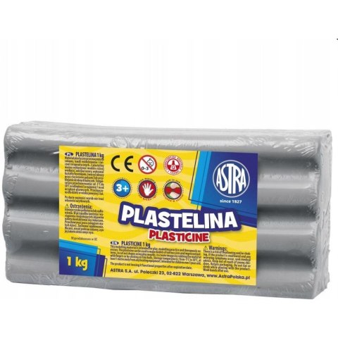 Plastelina Astra 1 kg popielata 303111023 ASTRA Plastelina Astra 1 kg popielata 303111023 ASTRA