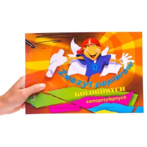 Zeszyt papierów kolorowych samoprzylepnych A4 KRESKA Zeszyt papierów kolorowych samoprzylepnych A4 KRESKA