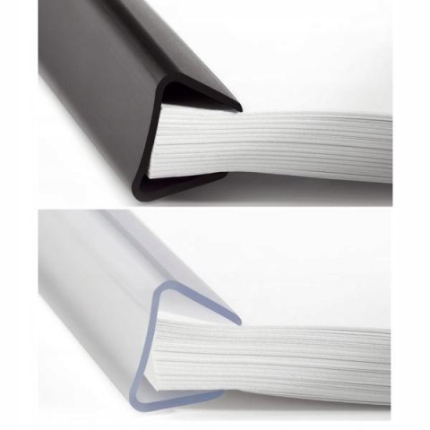 Grzbiety zaciskowe A4 12mm 40-100k(25szt) czarne 291201 DURABLE Grzbiety zaciskowe A4 12mm 40-100k(25szt) czarne 291201 DURABLE