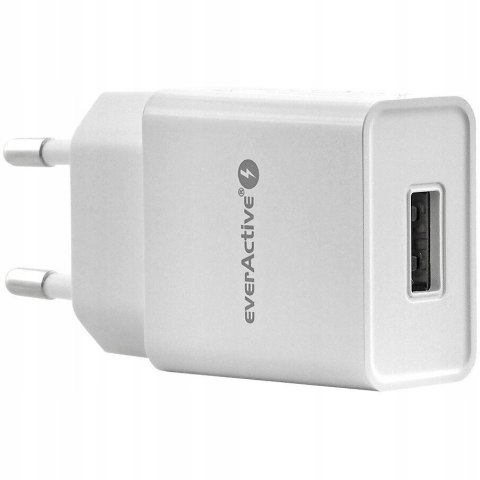 Ładowarka sieciowa 230V EVERACTIVE SC-100 1xUSB 1A biała Ładowarka sieciowa 230V EVERACTIVE SC-100 1xUSB 1A biała