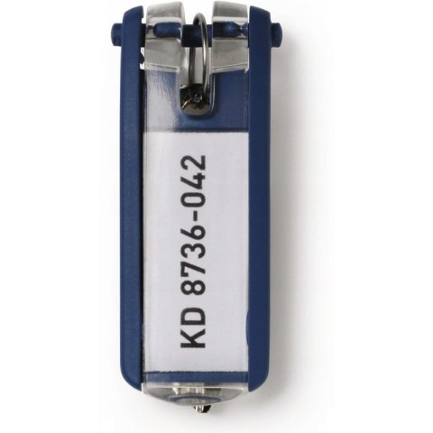 Zawieszki do kluczy (6szt.) granatowe 195707 DURABLE KEY CLIP Zawieszki do kluczy (6szt.) granatowe 195707 DURABLE KEY CLIP