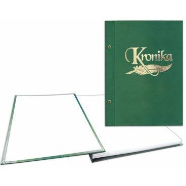Kronika 310x420mm pionowa zielony złocony 319-079 WARTA Kronika 310x420mm pionowa zielony złocony 319-079 WARTA