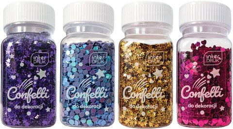 Confetti do dekoracji 30g UNICORN 12szt. INTERDRUK Confetti do dekoracji 30g UNICORN 12szt. INTERDRUK