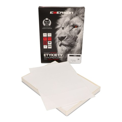 Etykiety A4 białe (100ark) 70x35mm nr.018 EMERSON eta4070x035w Etykiety A4 białe (100ark) 70x35mm nr.018 EMERSON eta4070x035w
