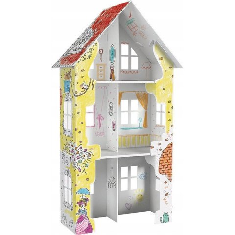 Kolorowanka składana 3D XXL Domek ul.Fiołkowa 4 PD-000201 MONUMI Kolorowanka składana 3D XXL Domek ul.Fiołkowa 4 PD-000201 MONUMI