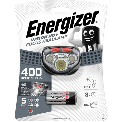 Latarka czołowa ENERGIZER Vision HD+ Focus 400lm + 3xAAA/LR03 Latarka czołowa ENERGIZER Vision HD+ Focus 400lm + 3xAAA/LR03