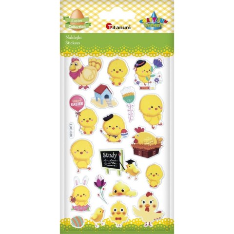 Naklejka Craft-Fun Series kury i kurczaczki 450961 TITANUM