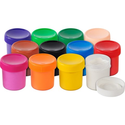 Farby plakatowe 12 kolorów 20ml 121050 FABER-CASTELL Farby plakatowe 12 kolorów 20ml 121050 FABER-CASTELL