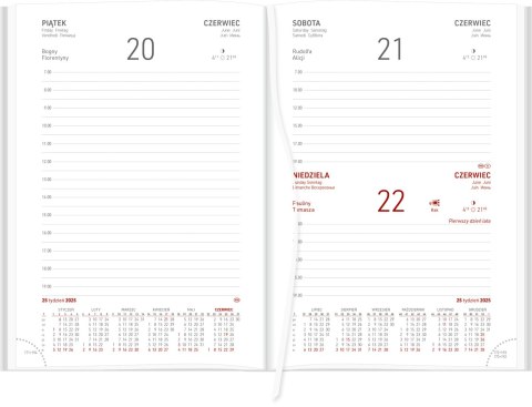Kalendarz A5 Nebraska dzienny na magnes seledynowy papier biały 209 A5DB Wokół Nas Kalendarz A5 Nebraska dzienny na magnes seledynowy papier biały 209 A5DB Wokół Nas
