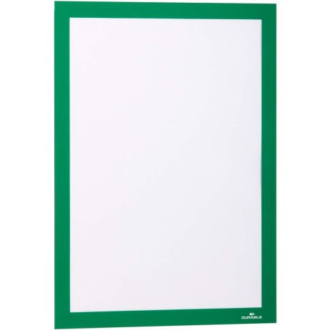 Ramki A4 samoprzylepne DURAFRAME (2szt) 487205 zielona DURABLE Ramki A4 samoprzylepne DURAFRAME (2szt) 487205 zielona DURABLE