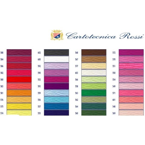 Bibuła karbowana, włoska gruba 180g pomarańczowa 581 Cartotecnica Rossi Bibuła karbowana, włoska gruba 180g pomarańczowa 581 Cartotecnica Rossi