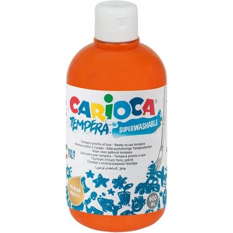Farba TEMPERA pomarańczowa CARIOCA 500ml 170-2361 Farba TEMPERA pomarańczowa CARIOCA 500ml 170-2361