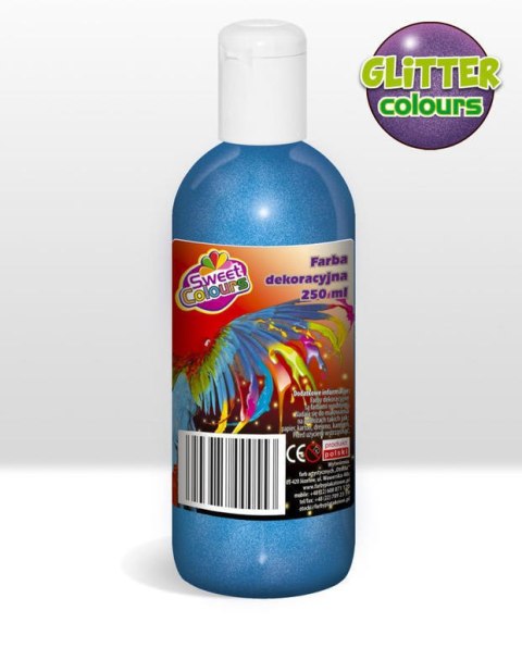 Farby plakatowe metaliczne 6 kol.x250ml Sweet Colours OTOCKI Farby plakatowe metaliczne 6 kol.x250ml Sweet Colours OTOCKI