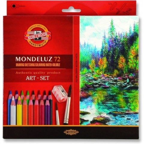 Kredki MONDELUZ 72 kol. pudełko karton 3714 KOH-I-NOOR Kredki MONDELUZ 72 kol. pudełko karton 3714 KOH-I-NOOR