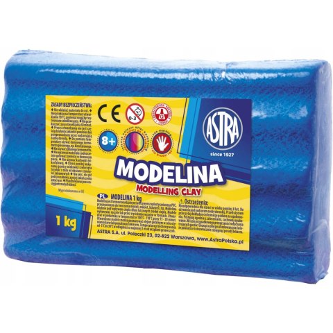 Modelina 1 kg niebieska 304111010 ASTRA Modelina 1 kg niebieska 304111010 ASTRA