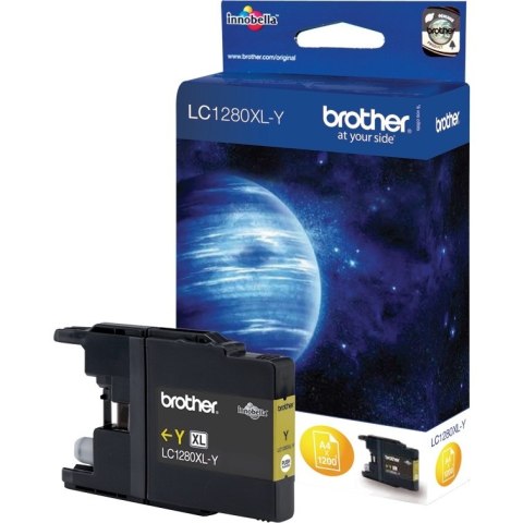 Tusz BROTHER (LC1280XL-Y) żółty 1200str MFCJ6910DW Tusz BROTHER (LC1280XL-Y) żółty 1200str MFCJ6910DW