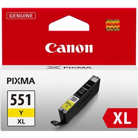 Tusz CANON (CLI-551Y XL/6446B001) żółty 700str Tusz CANON (CLI-551Y XL/6446B001) żółty 700str