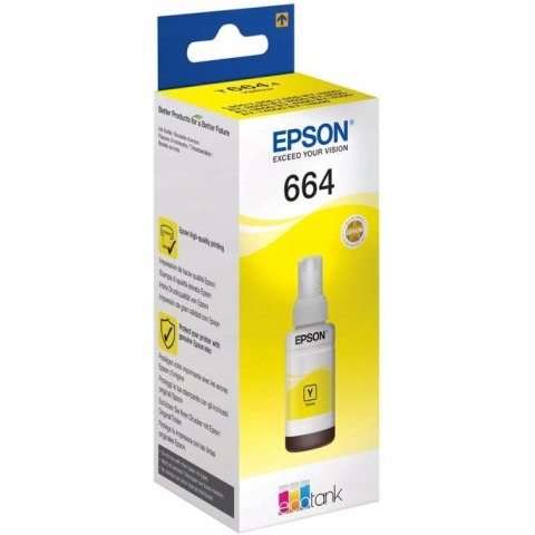 Tusz EPSON (T6644/C13T66444A) żółty 6500str/70ml Tusz EPSON (T6644/C13T66444A) żółty 6500str/70ml