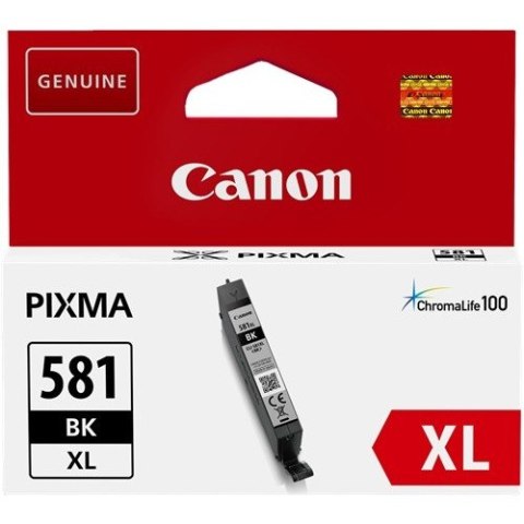 Tusz CANON (CLI-581BK XL/2052C001) czarny 8,3ml Tusz CANON (CLI-581BK XL/2052C001) czarny 8,3ml