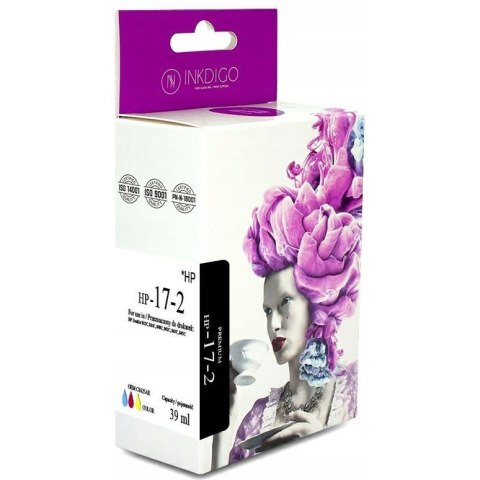 Tusz INKDIGO (HP-17-2) kolor 39ml zamiennik HP (17/C6625AE) Tusz INKDIGO (HP-17-2) kolor 39ml zamiennik HP (17/C6625AE)